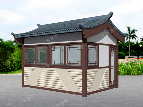仿古崗?fù)ぶ惺绞圬浲?景區(qū)門衛(wèi)室 